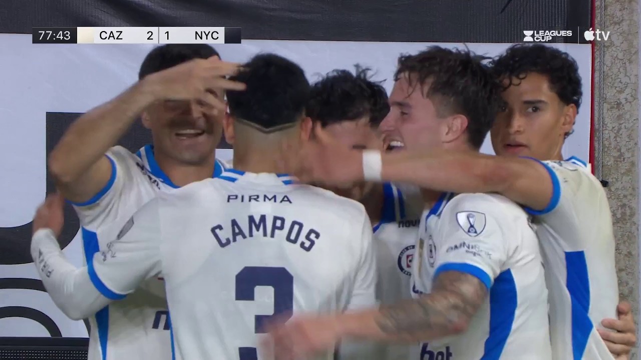 🚂😎 CRUZ AZUL 2-1 NEW YORK CITY FC | 'La Máquina' sigue perfecta | HIGHLIGHTS | Leagues Cup