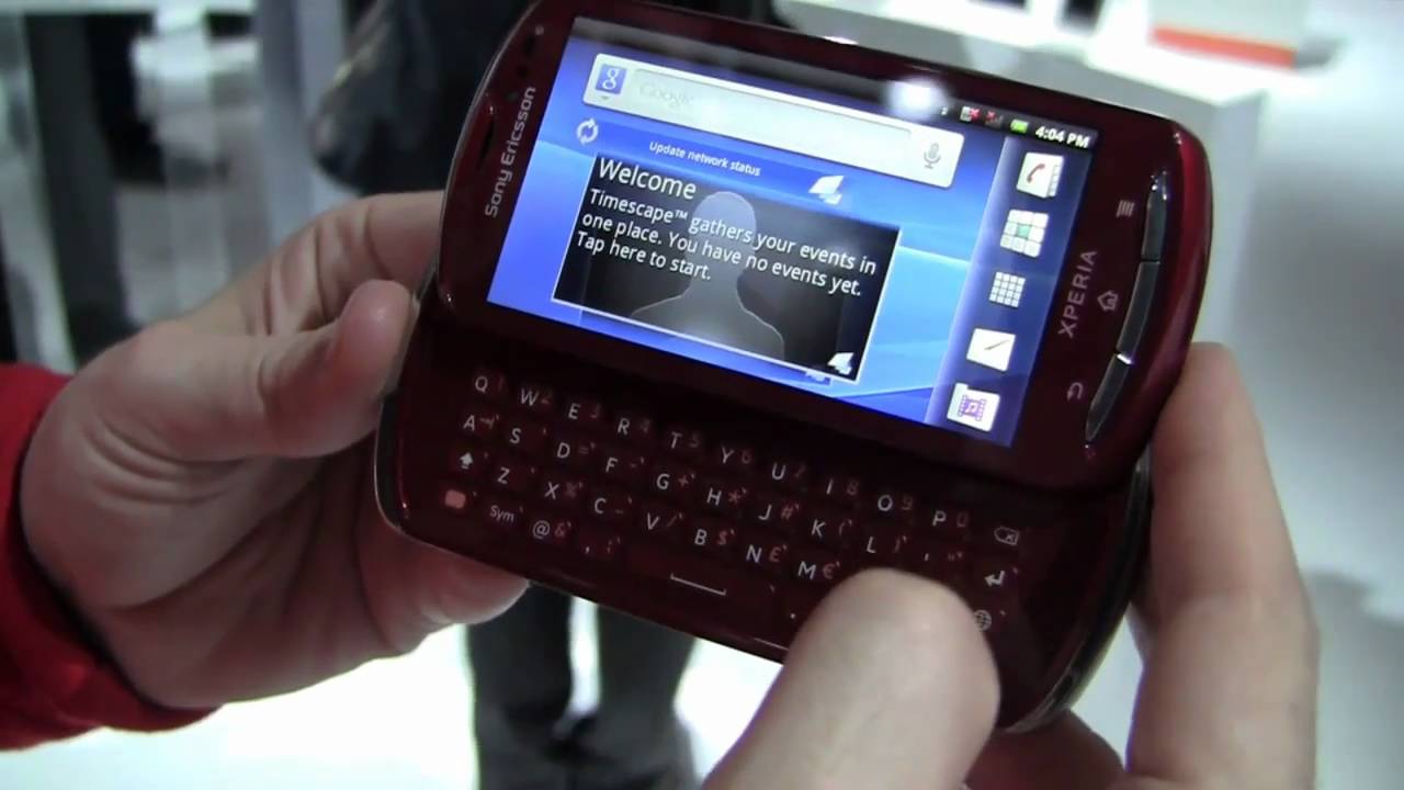 Sony Ericsson XPERIA Pro Hands-On