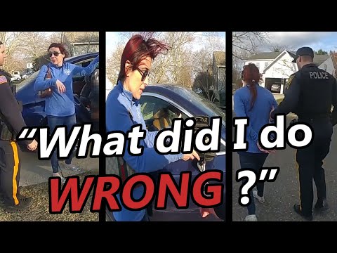 BODY CAM DUI ARREST Of "Absolute Train Wreck" Drunk Woman Getting FSTs In Front Of Her House, GEEZ