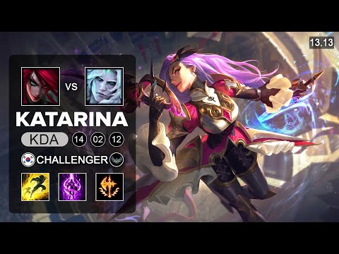 Katarina vs Viego Mid - KR Challenger - Patch 13.13 Season 13