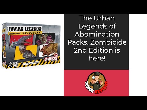 The Purge: # 3359 Zombicide (2nd Edition): Urban Legends Abominations: The creatures in the shadows enter the Zombie World