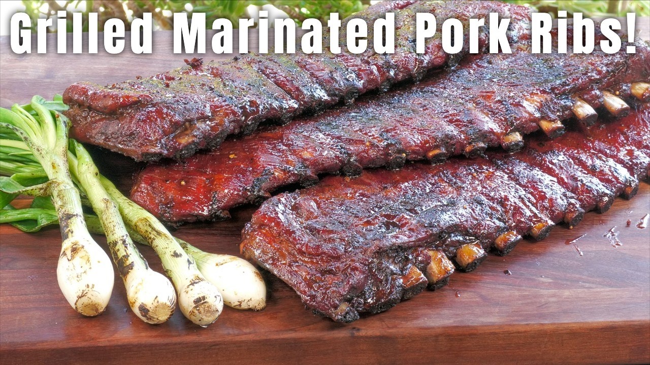 BBQ Spare Ribs On A Wood Fired Grill! | Sunterra Pro Series Santa Maria Grill!