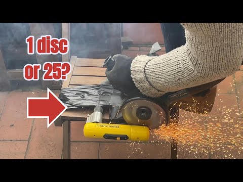 Kryptonite New York Diamond vs Angle Grinder: Tested To Destruction