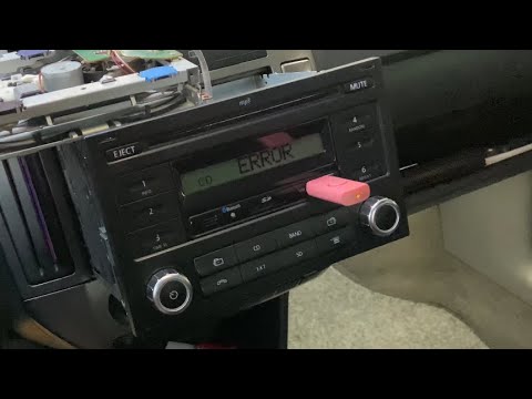 Rádio Volkswagen CD ERRO Como resolver