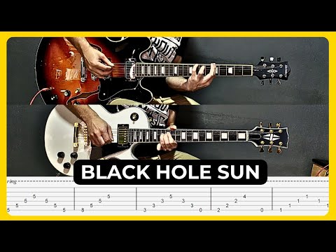 Black Hole Sun - Soundgarden | Tabs | Guitar Lesson | Cover | Tutorial | Solo | All Guitar Parts