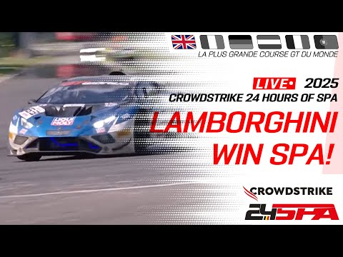 Lamborghini WIN the CrowdStrike 24 Hours of Spa