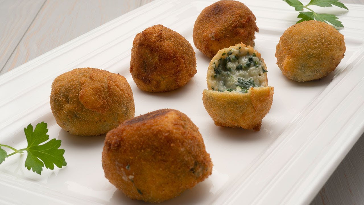 Croquetas de espinacas y piñones - Cocina Abierta de Karlos Arguiñano