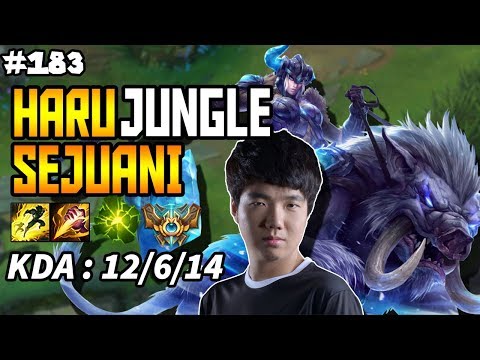 SSG Haru Sejuani VS Jarvan Jungle - New Runes - KR Challenger S8