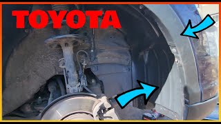 Install wheel Molding and Fender Liner Highlander