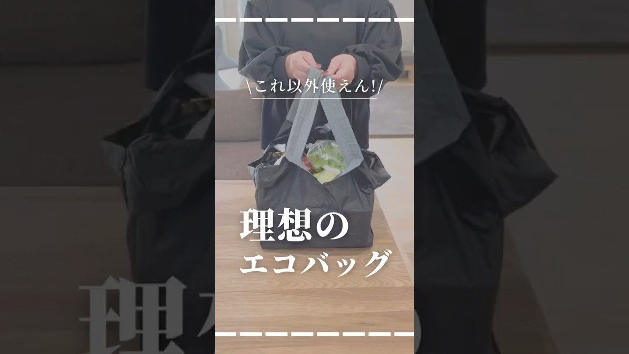 【これ知らないと損！】もうこれ以外使えない理想のエコバッグ#shorts