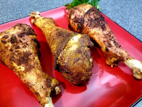 The Best Air Fryer Turkey Legs. Guilt Free Air Fried Dry Rubbed Turkey Legs. Super Easy!!!