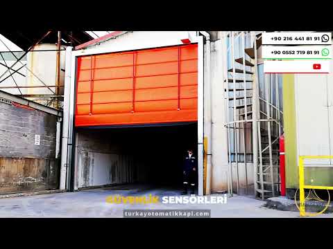 Hızlı PVC katlanır branda kapı videosu 3