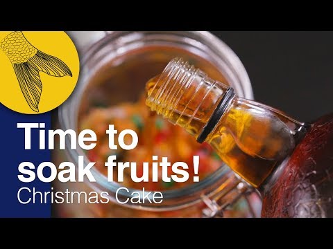 Christmas Fruitcake Fruit Soak