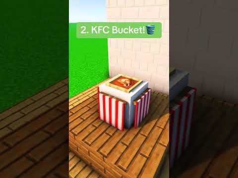 Unbelievable Hacks for Coffee Mug, Machine & KFC Bucket! #Minecraft