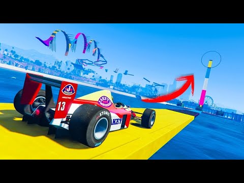 PARKOUR WITH FORMULA 1!! INCREDIBLE!! GTA V ONLINE - GTA 5 ONLINE
