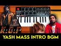 KGF - Chapter 2 | Rocky Bhai Yash Mass Intro Bgm By Raj Bharath | Yash| Ravi Basur |  Prashanth Neel