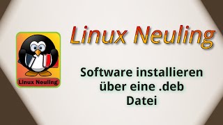 Software installieren über eine .deb Datei