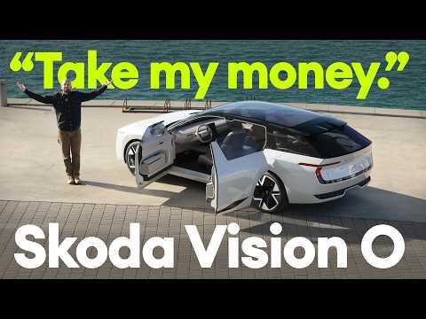 Is This the Electric Skoda Octavia? | Vision O First "Drive"