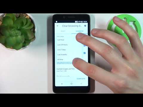 How to Clear Browsing Data on ALCATEL 1C (2019) // Delete Browser History, Cookies, Cache