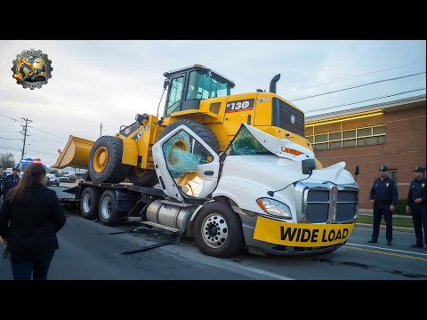 Idiots with Fast Trucks: Heavy Equipment Fails | Extreme Oversized Truck Transport #4
