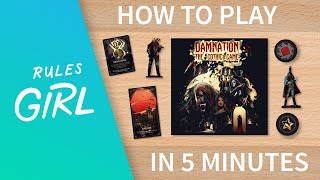 How to Play Damnation: The Gothic Game in 5 Minutes - Rules Girl