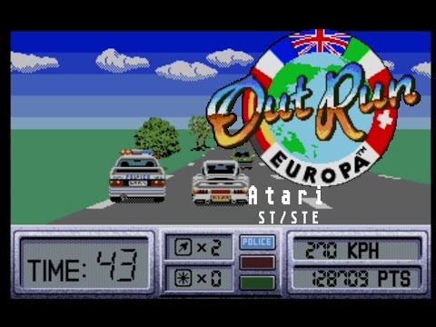 Out Run Europa - Atari ST (1991)