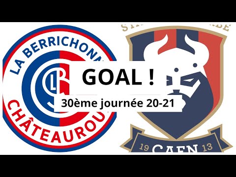 Châteauroux - Caen [0-(1)] GOAL 3' (Benjamin Jeannot) 30ème journée 2020/21