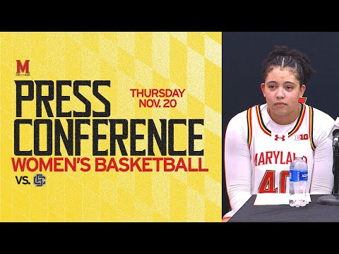 Maryland Women's Basketball | Press Conference | Bethune Cookman