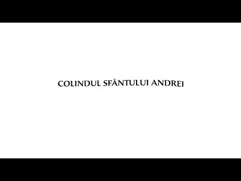 «Colindul Sfântului Andrei» Pr. Stelian Ionașcu