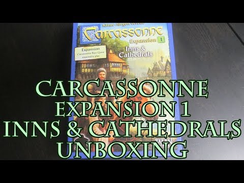 Carcassonne Expansion 1 Inns & Cathedrals Unboxing