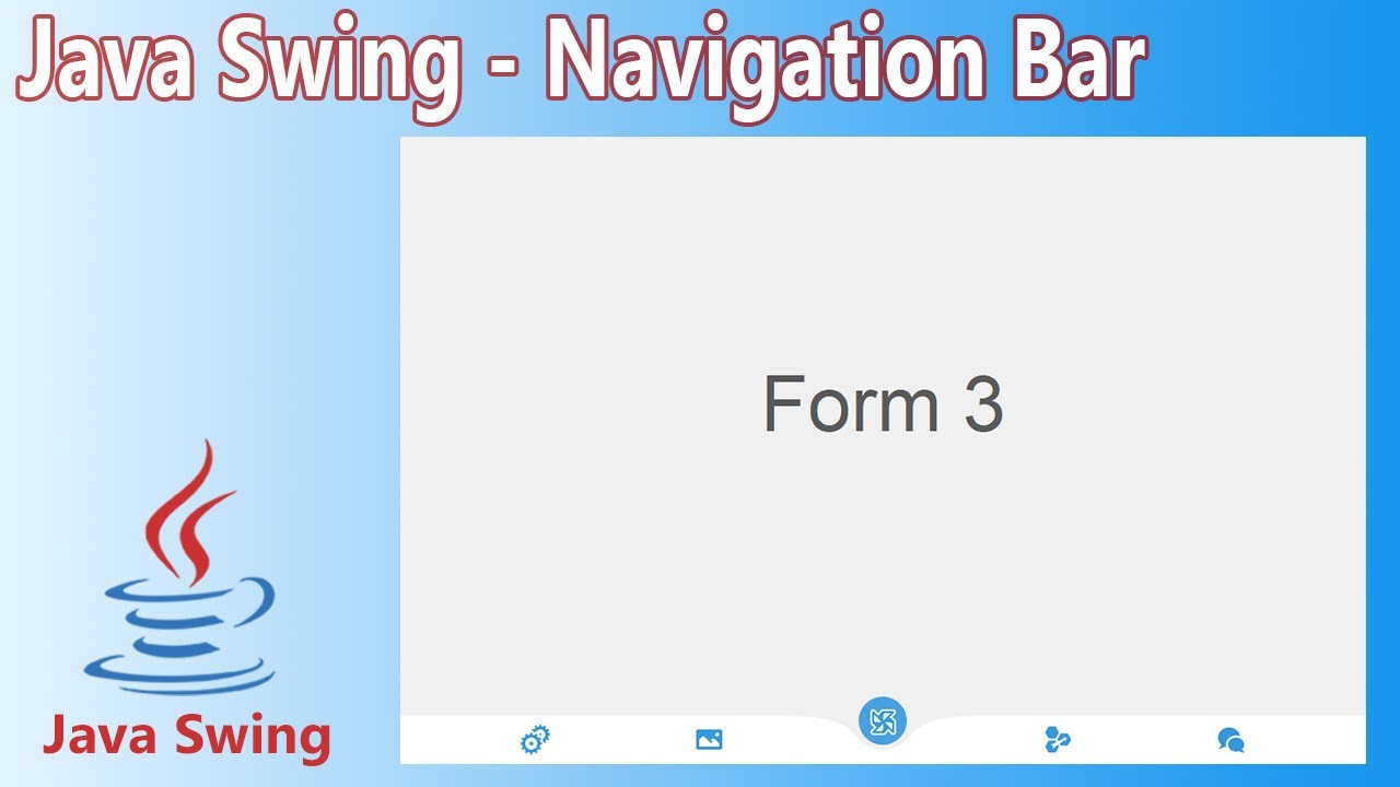 Java Swing - Navigation Bar and Pane Transitions