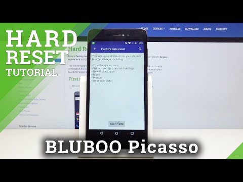 BLUBOO Picasso Factory Reset / Wipe Data