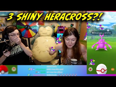 SHINY HERACROSS! RARE SHINY Pokémon! 16 hour Stream Celebration!