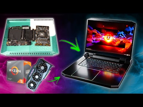 World's First DIY Gaming Laptop (Desktop Hardware) - FULL Reveal + Uncut Build