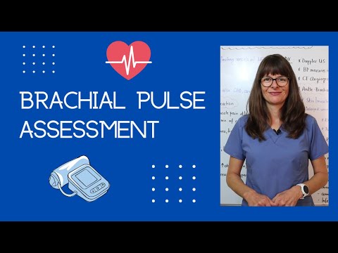 Brachial Pulse Assessment Demonstration #shorts
