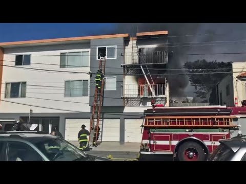 5 Rescued from Burning Apartment in S.F. Richmond District