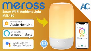 Meross Smart Wi-Fi Ambient Light | Compatibile con HomeKit, Alexa, Google e SmartThings