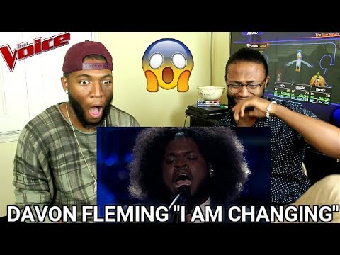 The Voice 2017 Davon Fleming - The Playoffs: "I Am Changing" (REACTION)