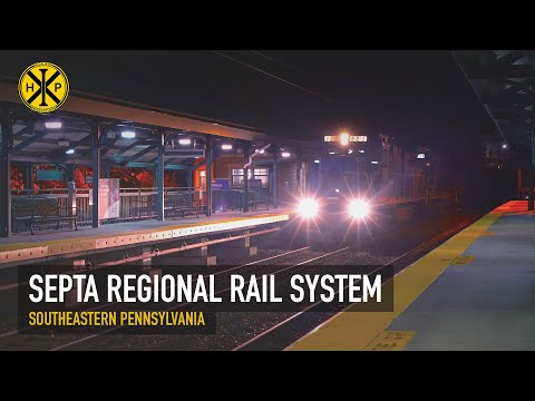 Late Night on SEPTA: AEM-7/ALP44 Gel Train & Freight with C39-8