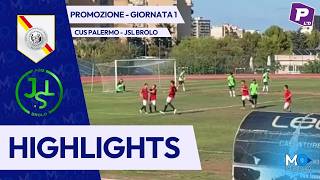 HIGHLIGHTS CUS Palermo - JSL Brolo