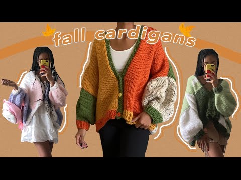 🍂 Fall Cardigan | Knitting cardigans for the first time ever (+ tutorial for beginners)