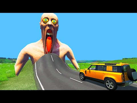 Cars vs Giant Bulge #6 – BeamNG Drive