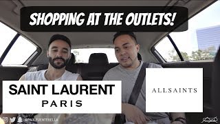 Saint Laurent and All Saints Outlet, Fear of God alternative and party time!