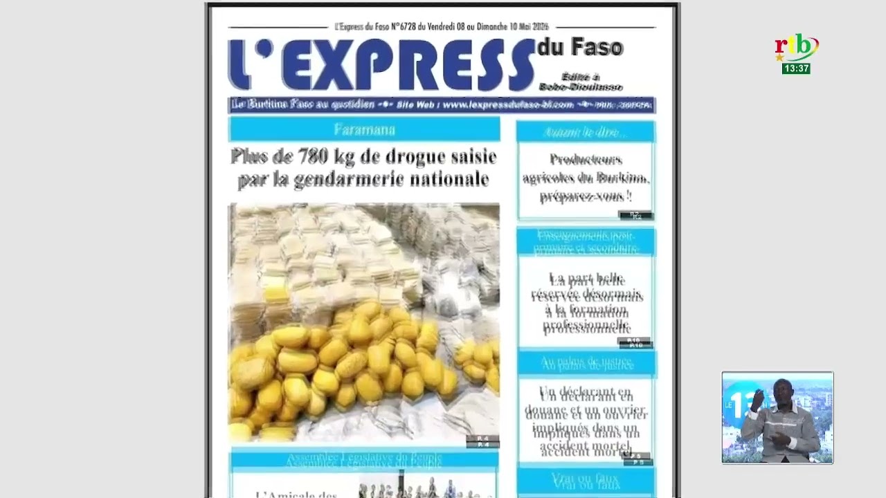 Revue de presse du 08 mai du 2026