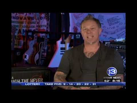 Metallica's James Hetfield on 13WHAM News This Morning