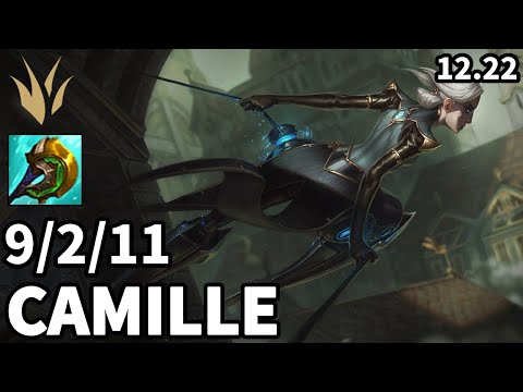 Camille Jungle vs Karthus - KR Master | Patch 12.22