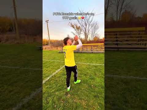 POV: RONALDO WHEN HE’S ON 999 GOALS 💔💀 #soccer #football #ronaldo #shorts