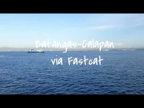 Batangas-Calapan via Fastcat | Dashboard Traveller