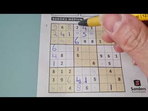 Our Daily Sudoku practice continues. (#4314) Medium Sudoku. 03-26-2022