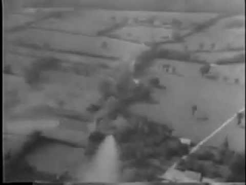 Typhoons Fire Rockets in Normandy - Gun Camera Video